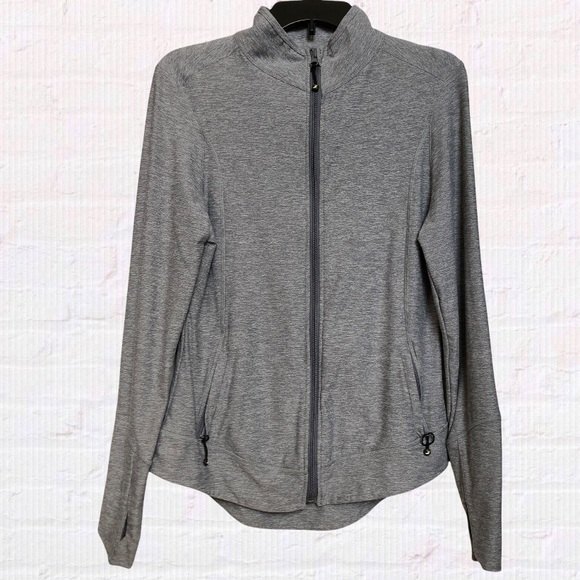 Glyder Rider Jacket Womens Medium Gray Mesh Back Hooded - Picture 1 of 12